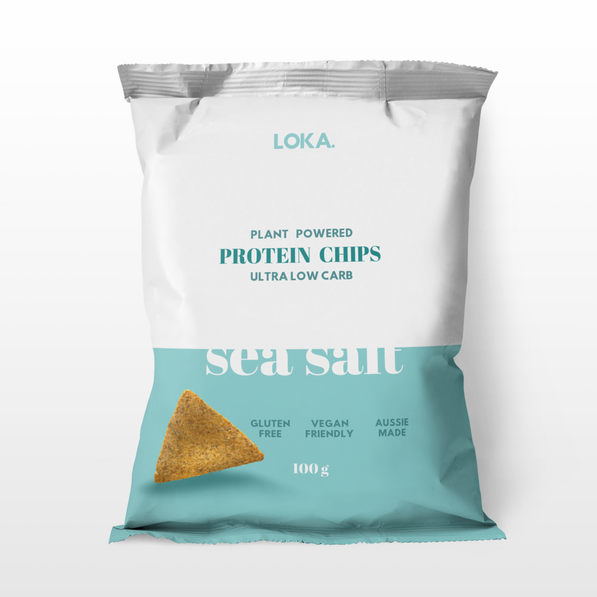 Loka Protein Chips Sea Salt 100g