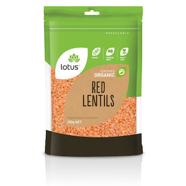 Lotus Lentils Red Split 250g