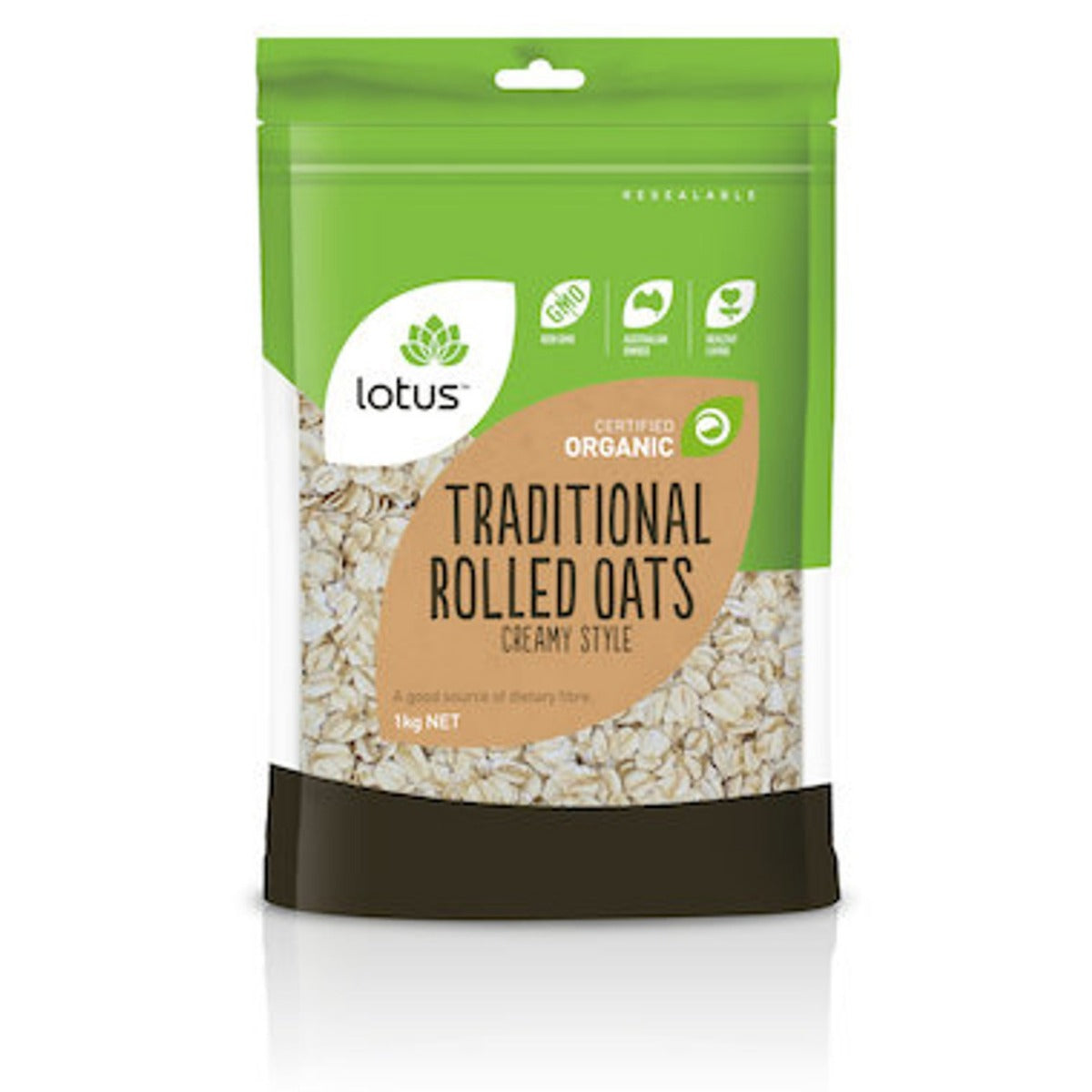 Lotus Oat Rolled Trad Creamy 1Kg