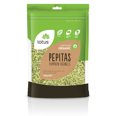 Lotus Pumpkin Kernels Pepitas 100g