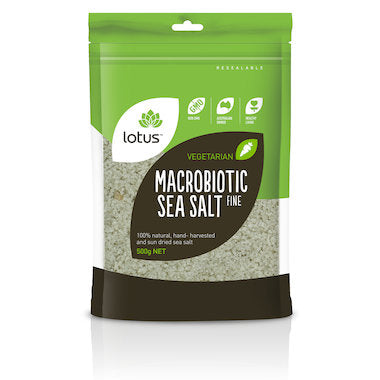 Lotus Sea Salt Macrobiotic Fine 500g