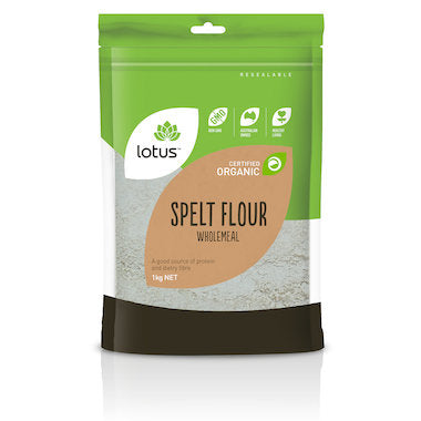 Lotus Spelt Flour Wholemeal 1Kg