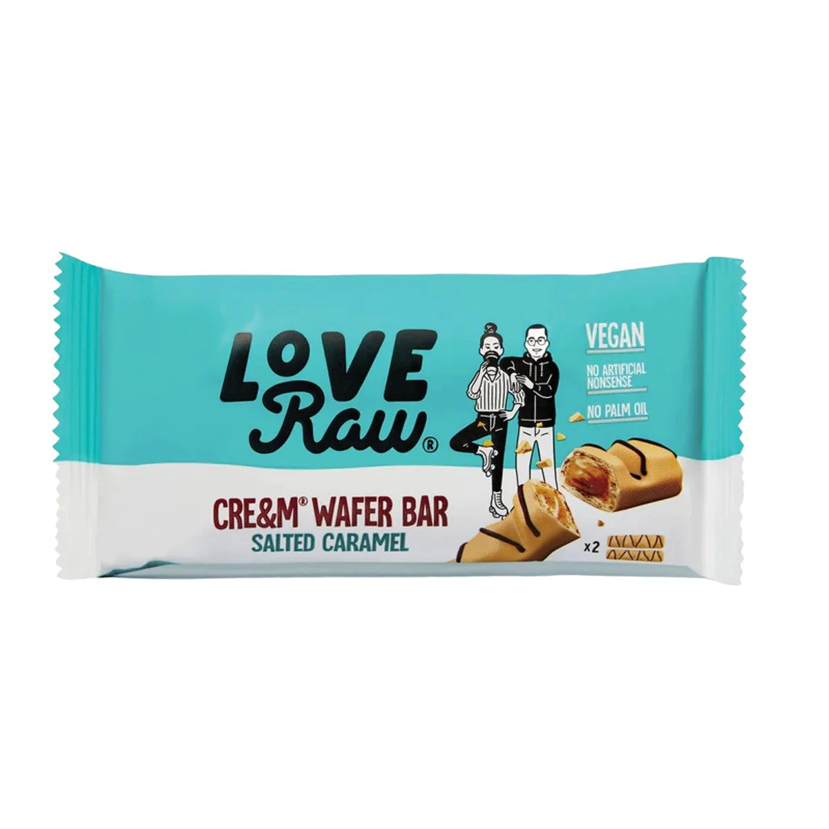 Love Raw Wafer Salted Caramel 45g