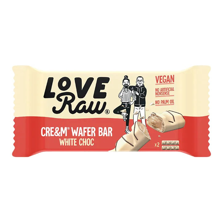 Love Raw Wafer White Chocolate 45g