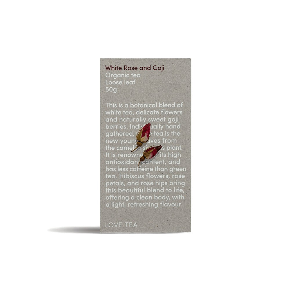 Love Tea Love Tea Wht Rose Goji Loose 50g