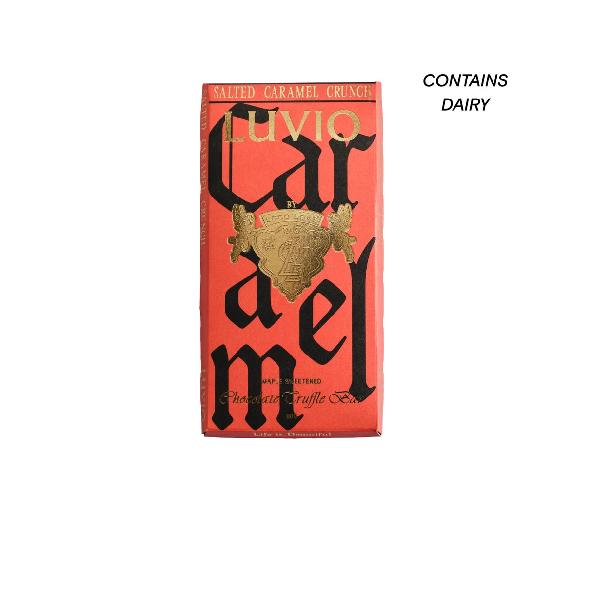 Luvio Chocolate Salted Caramel 90g( contains Dairy)