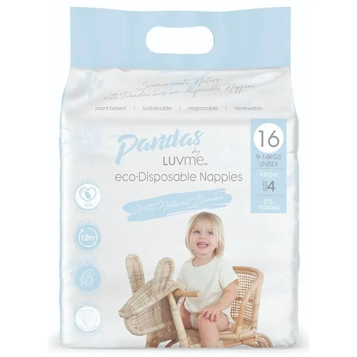 Luvme Dispos Nappies L 16p