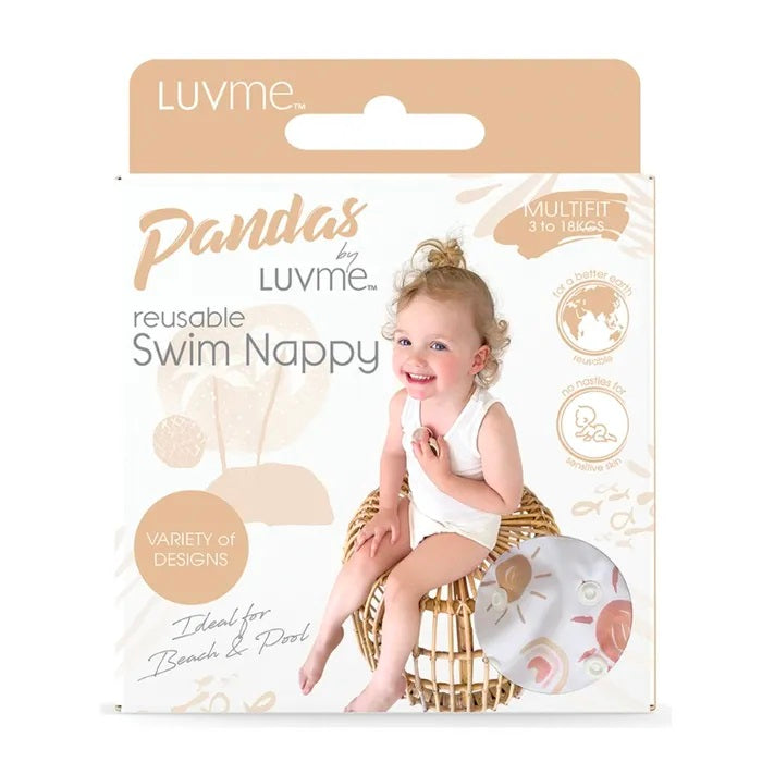 Luvme Swim Nappy Rainbow 1pk