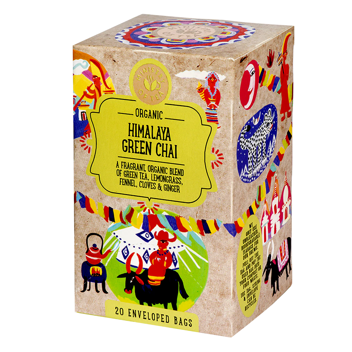 Ministry Of Tea Organic Himalaya Green Chai 20T