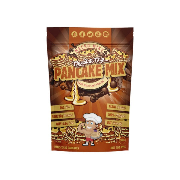 Macro Mike Pancake Chocolate Chip 300g