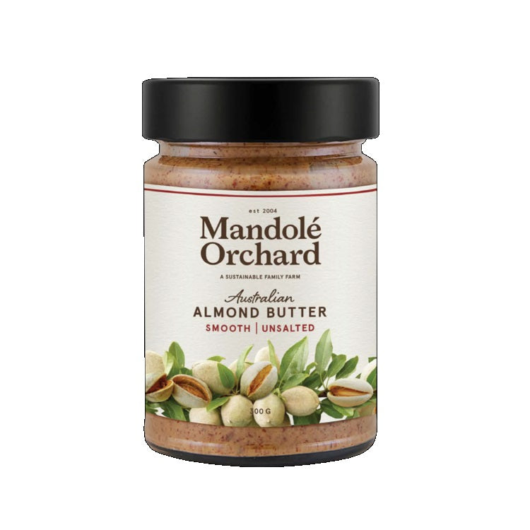 Mandole Almond Butter Unsalted 300g