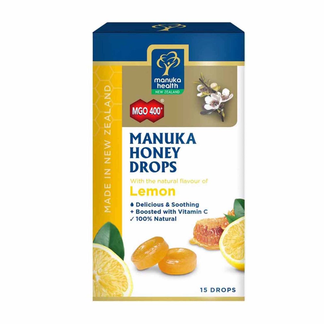 Manuka Health Lozenges Manuka&Lemon MGO400+ 15s