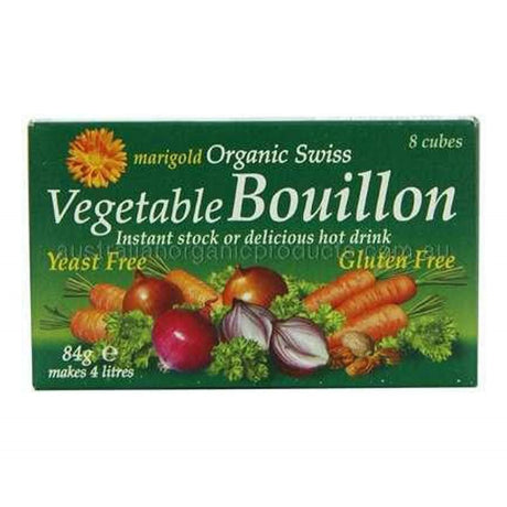 Marigold Bouillon Cube Green Yeast Free 8pk