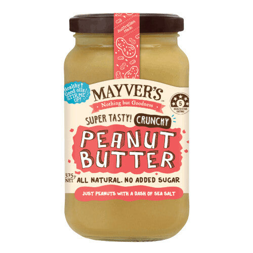 Mayvers Peanut Butter Crunchy 375g
