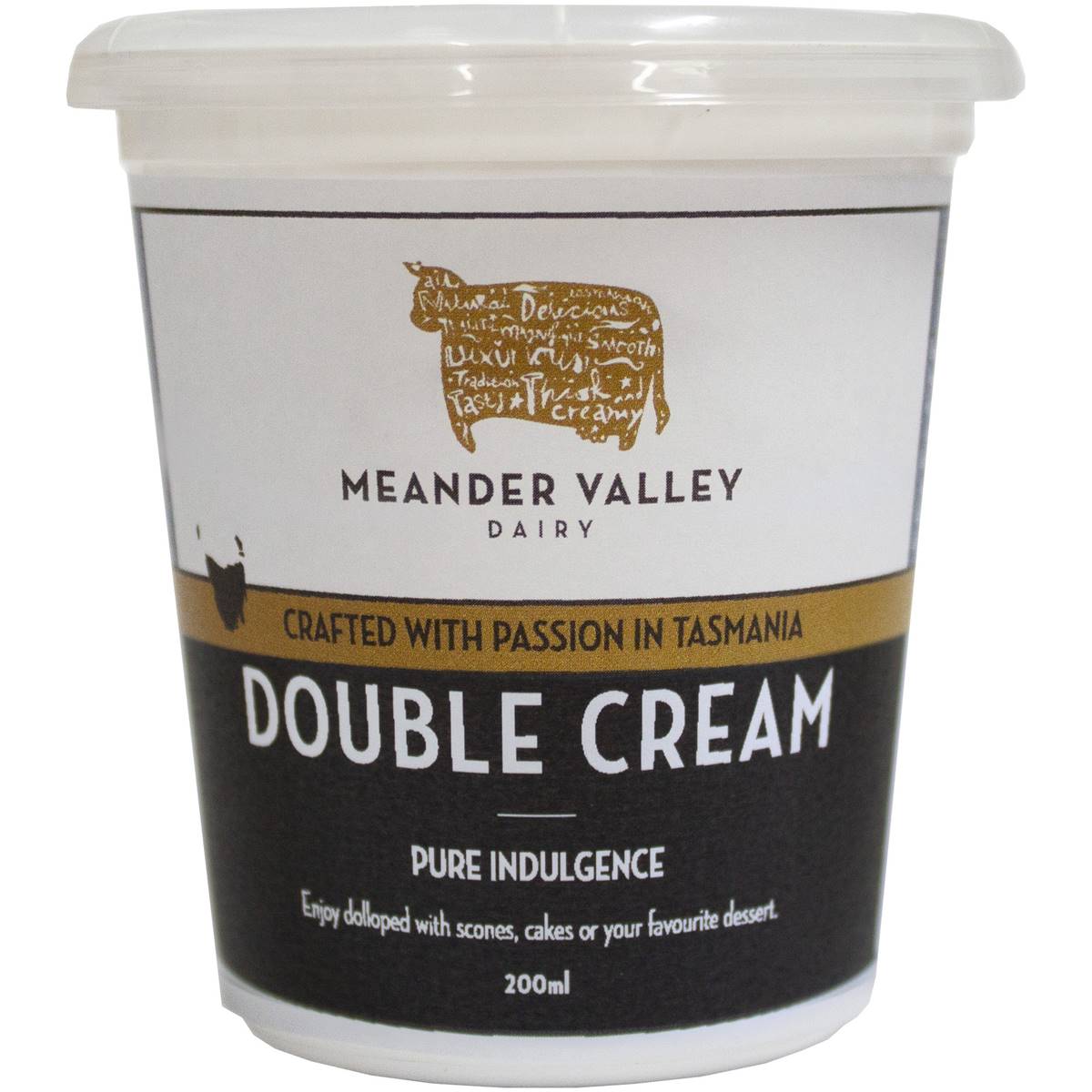 Meander Valley Dairy Meander Valley Double Cream 200ml