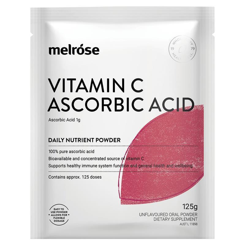Melrose Vit C Ascorbic Acid125