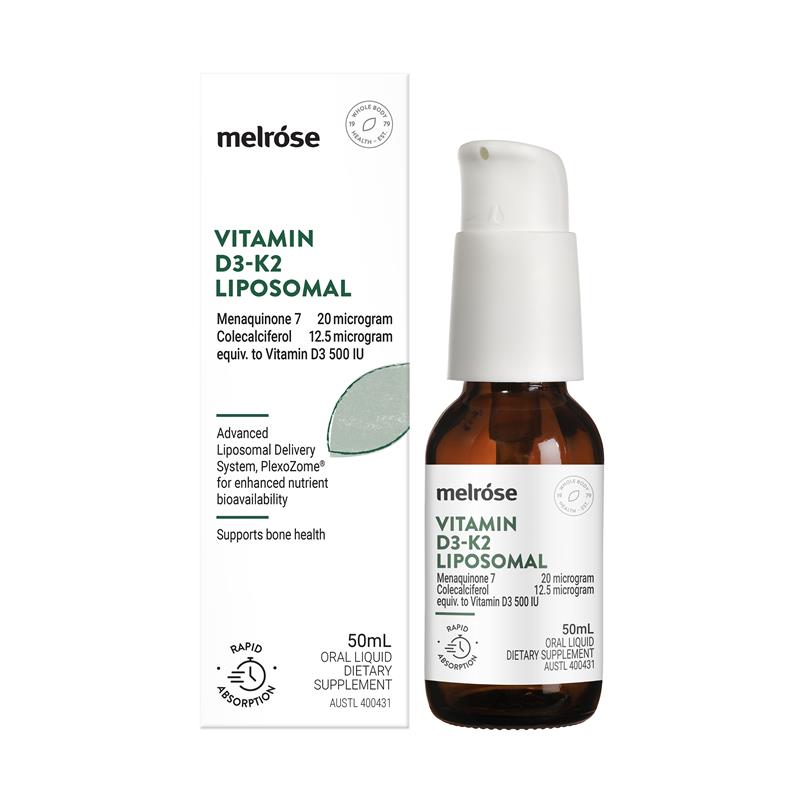 Melrose Vitamin D3k2 Liposomal 50ml
