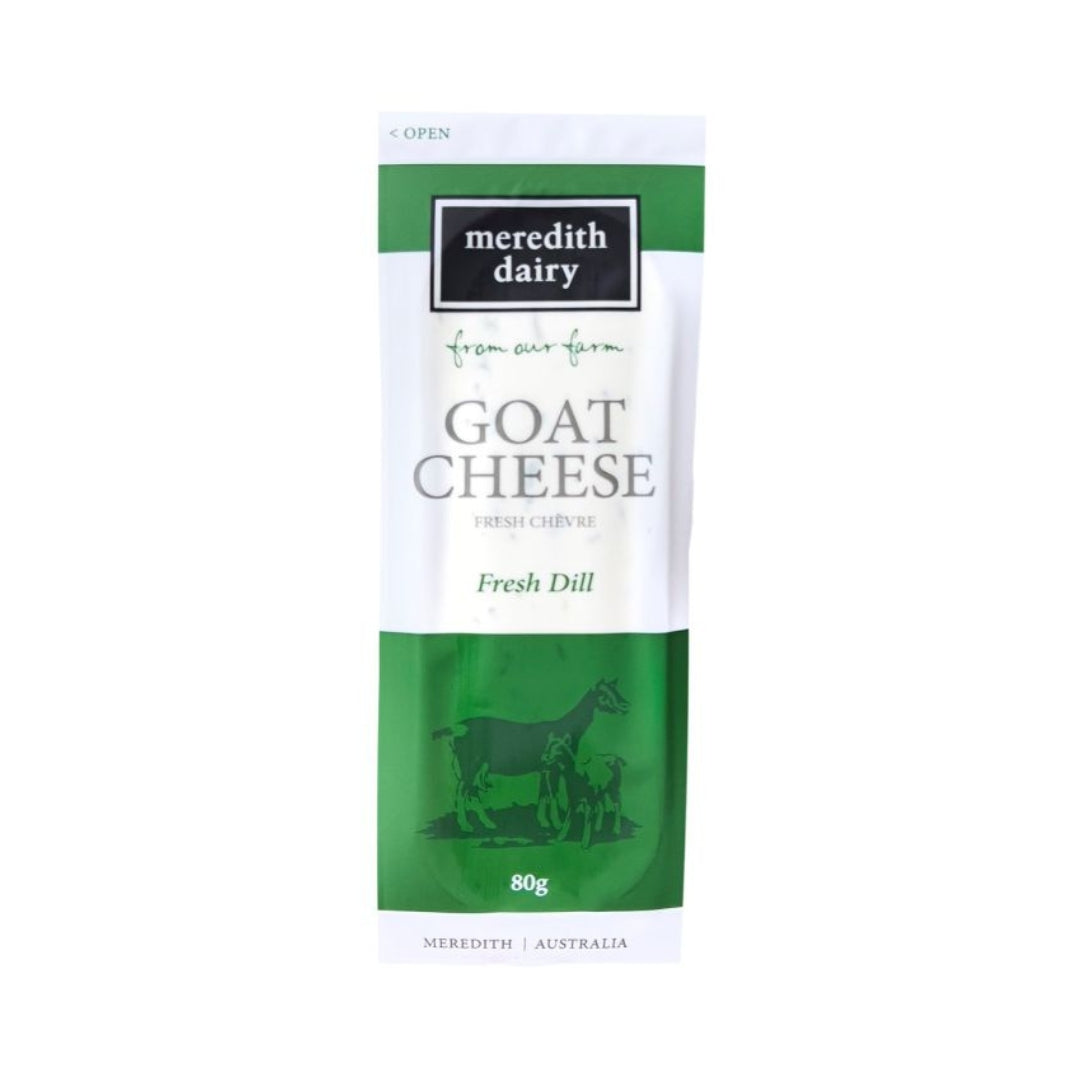 Meredith Dairy Goat Cheese Fresh Chevre Fresh Dill 80g