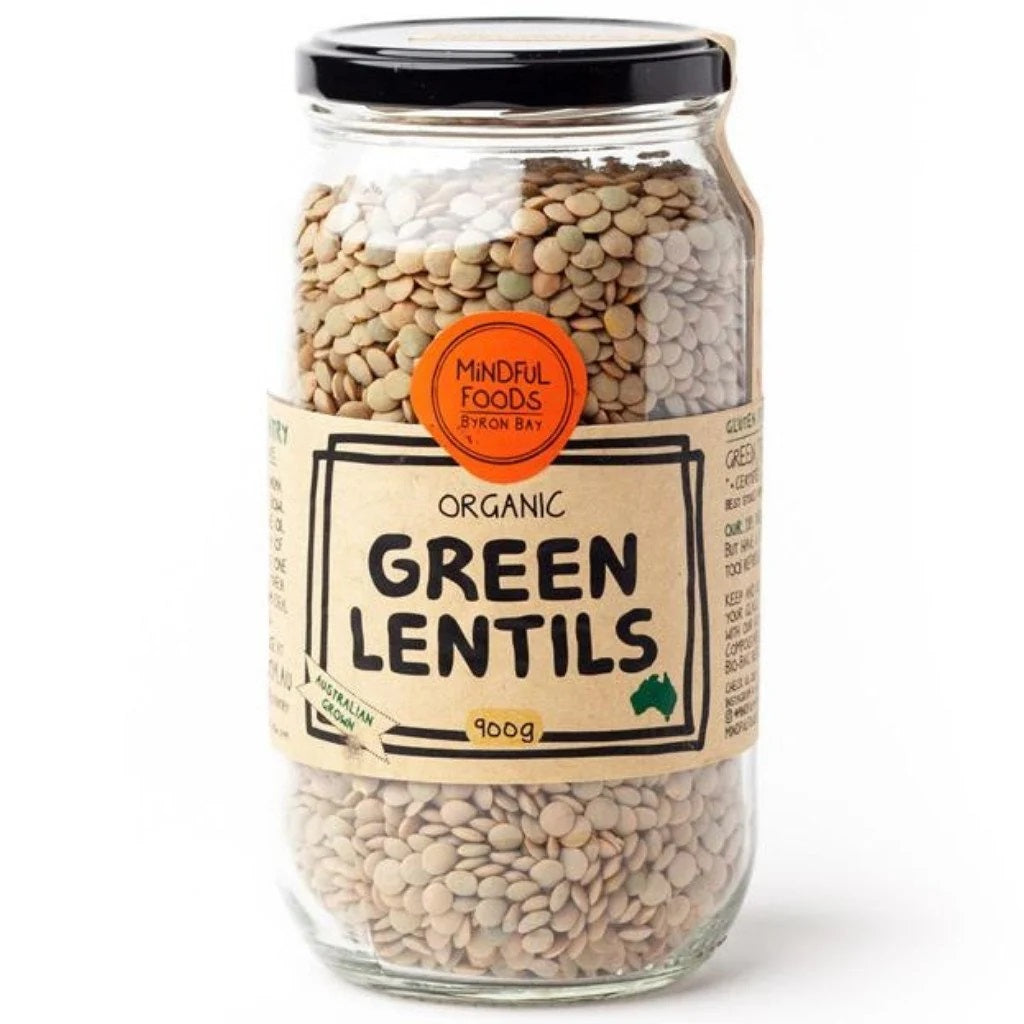 Mindful Foods Green Lentils (Canadian) - Organic 900g