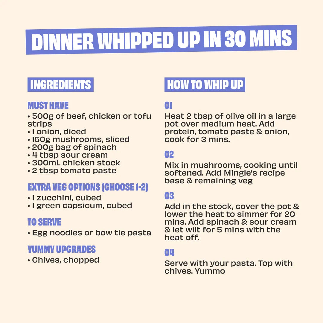 Mingle Hearty Stroganoff 30g