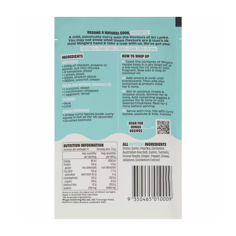 Mingle Sri Lankan Curry 30g