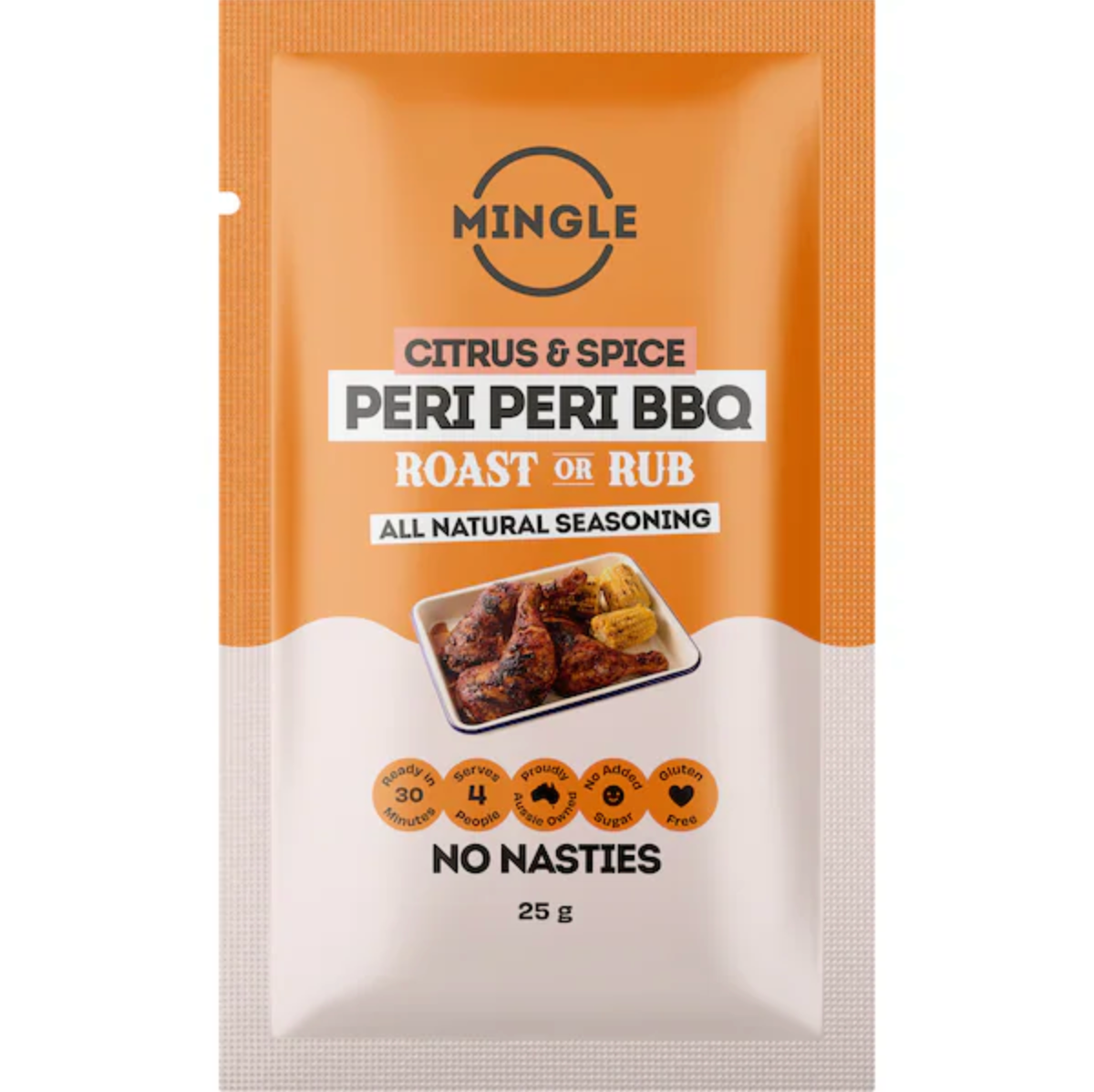 Mingle Peri Peri BBQ Rub 25g