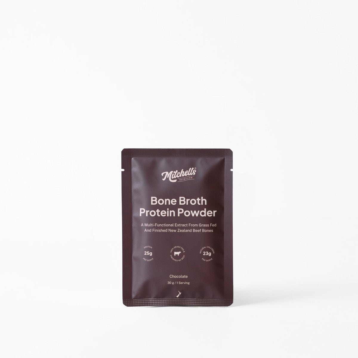 Mitchells Bone Broth Protein Single Serve Chocolate 30g