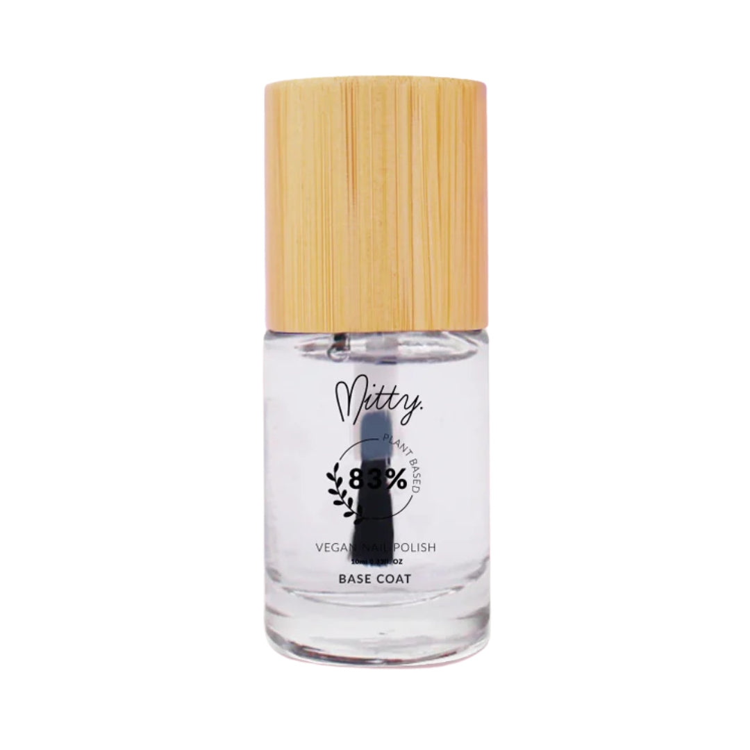 Mitty Base Coat 83% Plant Based Nail Polish 10ml