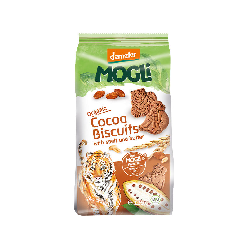 Mogli Cocoa Biscuits 125g