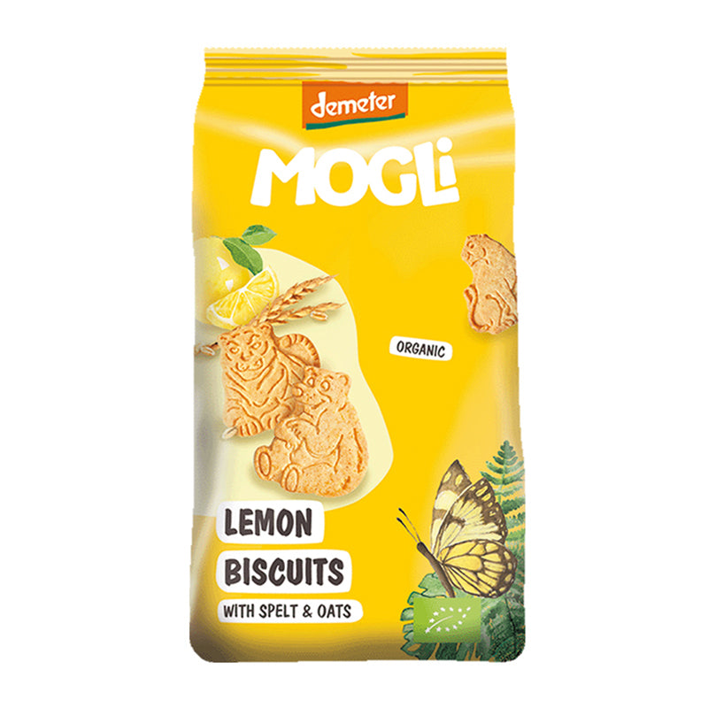 Mogli Lemon Biscuits with Spelt & Oats 125g