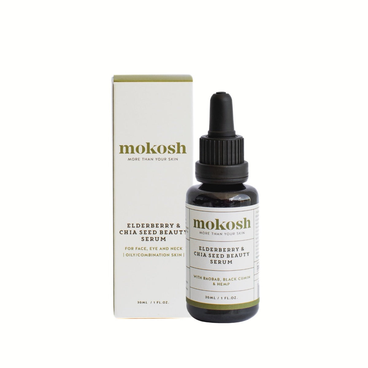 Mokosh Elderberry Chia Seed Serum 30ml