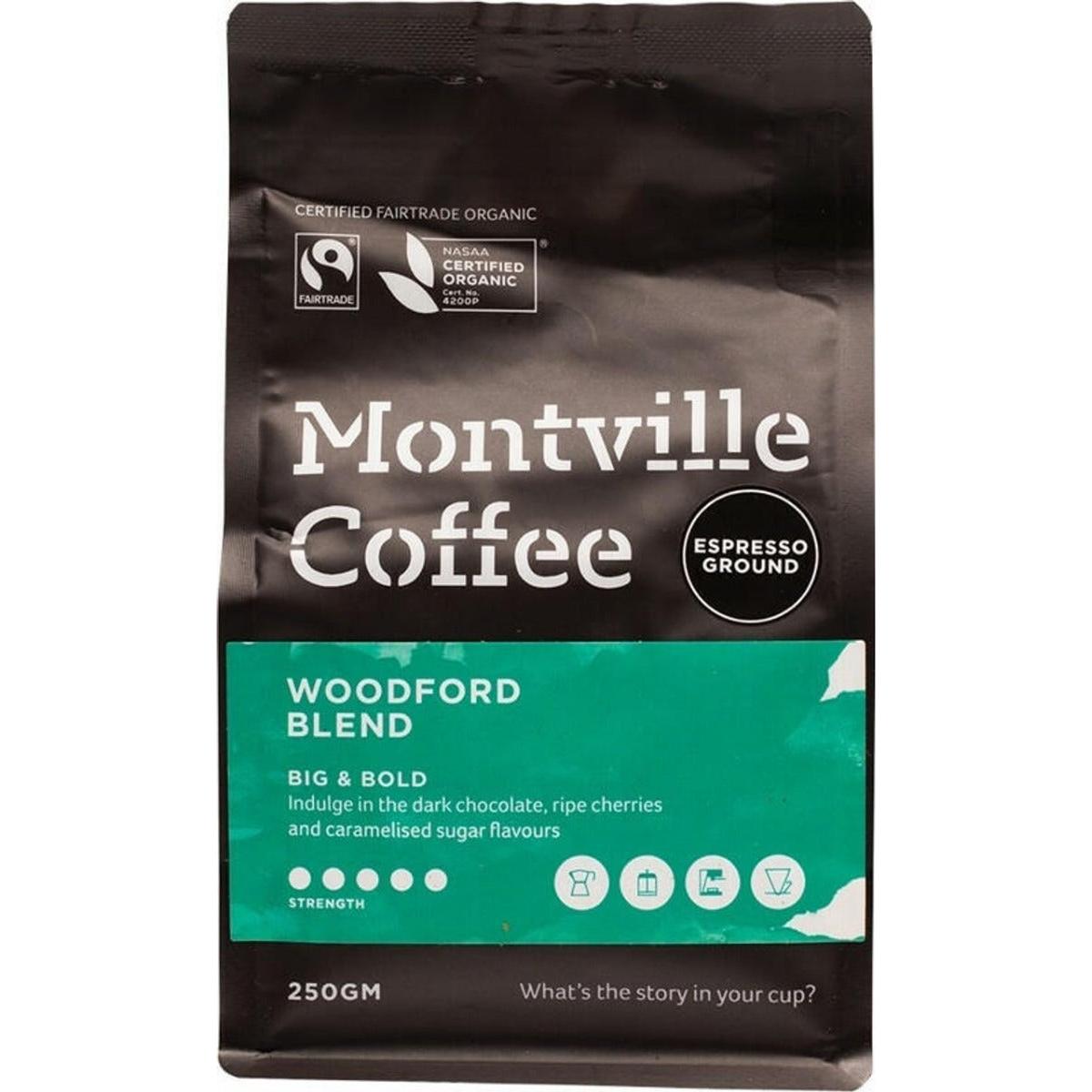 Montville Coffee Coffee Espresso Woodford 250g