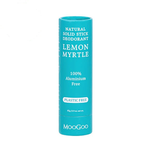 MooGoo Natural Solid Stick Deodorant Lemon Myrtle 85g