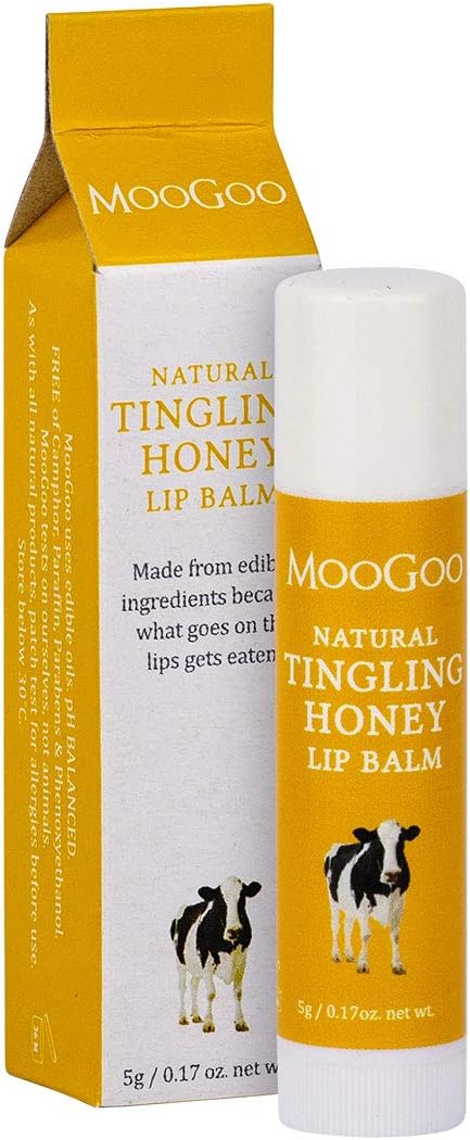 MooGoo Natural Lip Balm Tingling Honey 5g