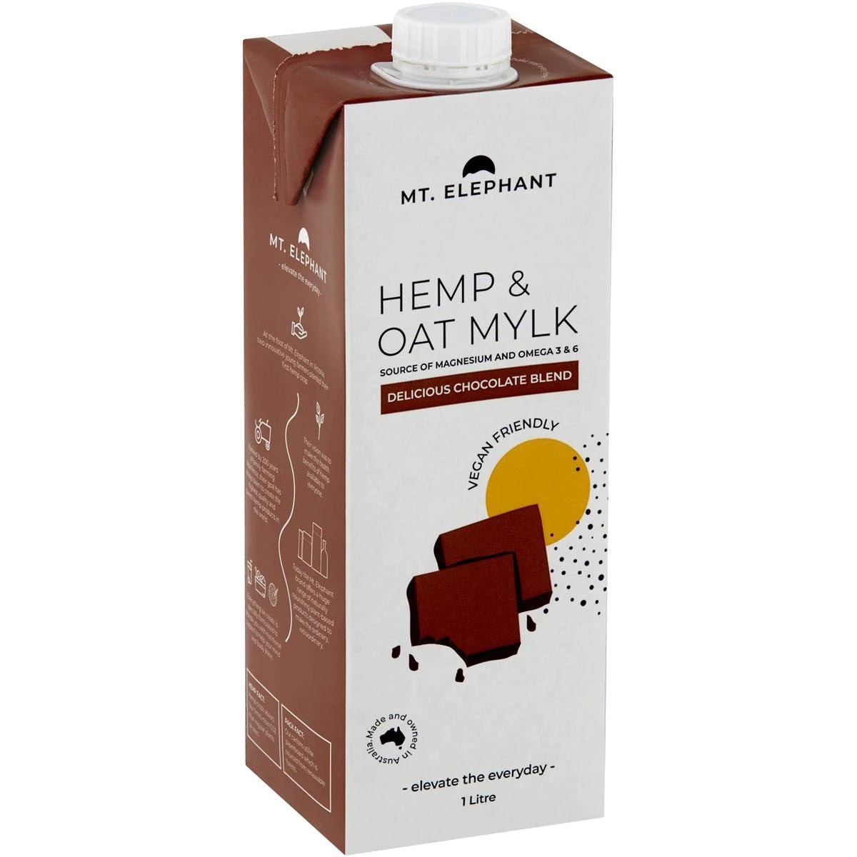 Mt Elephant Hemp Oat Mylk Chocolate 1L
