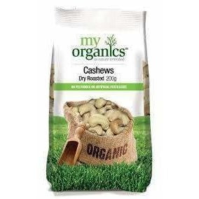 My Organic Cashews Dry Roasted 200g