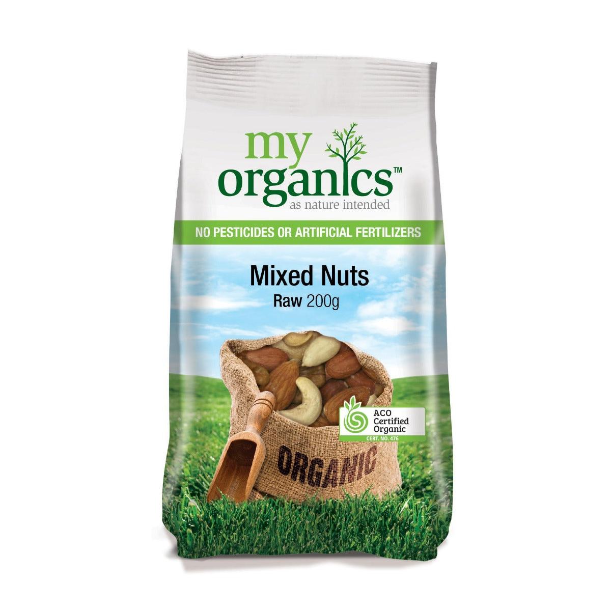 My Organic Mixed Nuts Raw 200g