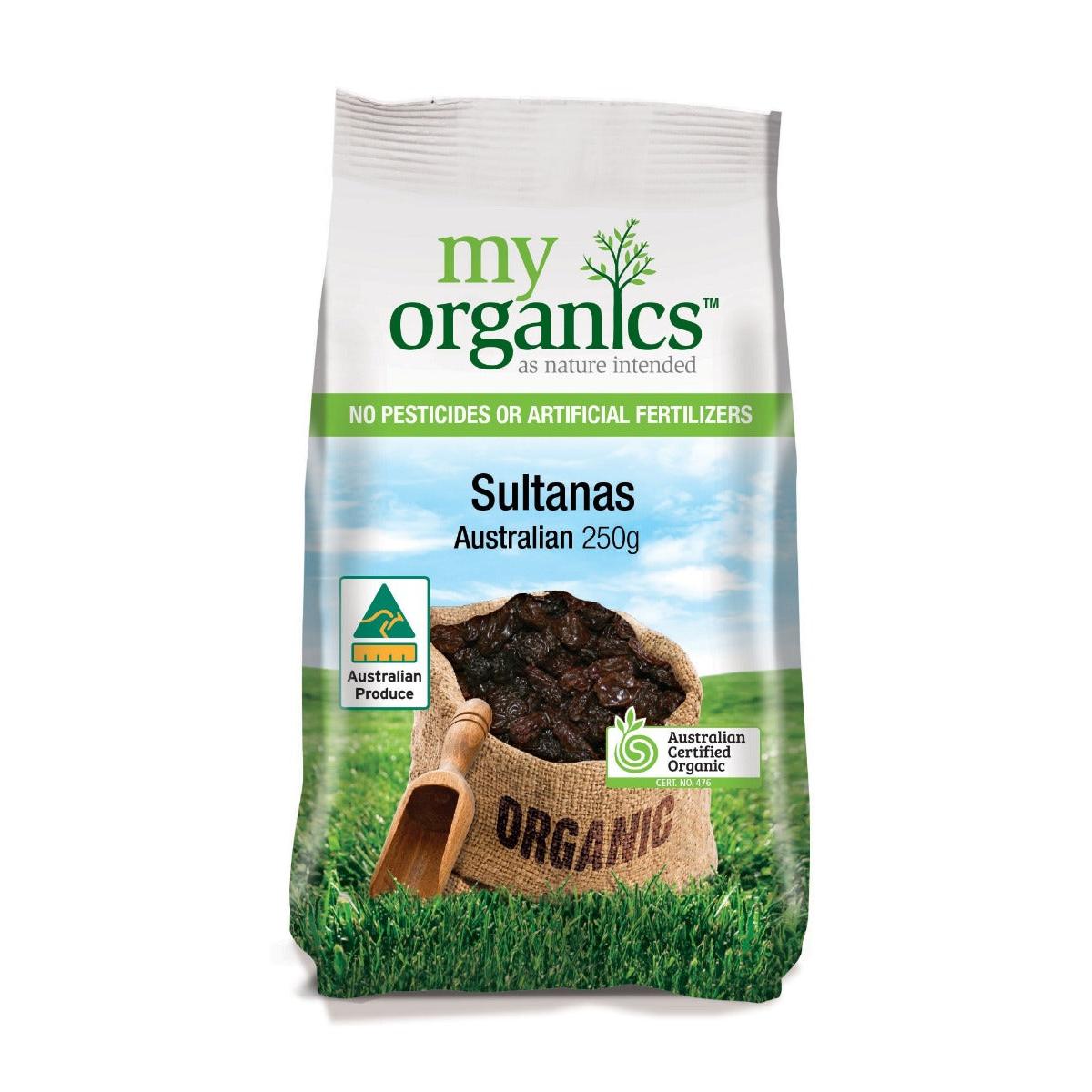 My Organic Sultanas 250g