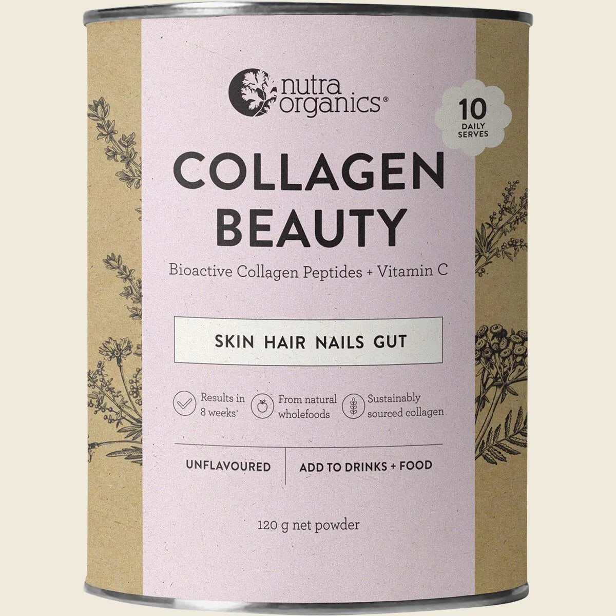 Nutra Organics Collagen Beauty 120g