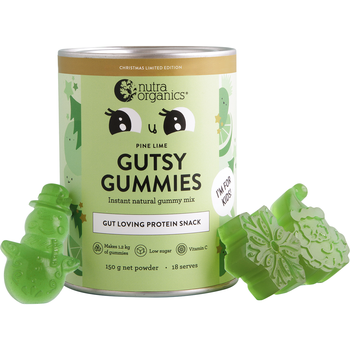 Nutra Naturals Gutsy Gummies Pine Lime 150g