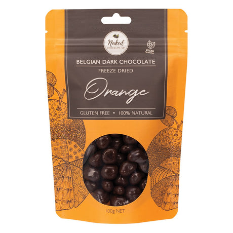 Naked Chocolate Co Chocolate FreeOrange 100g