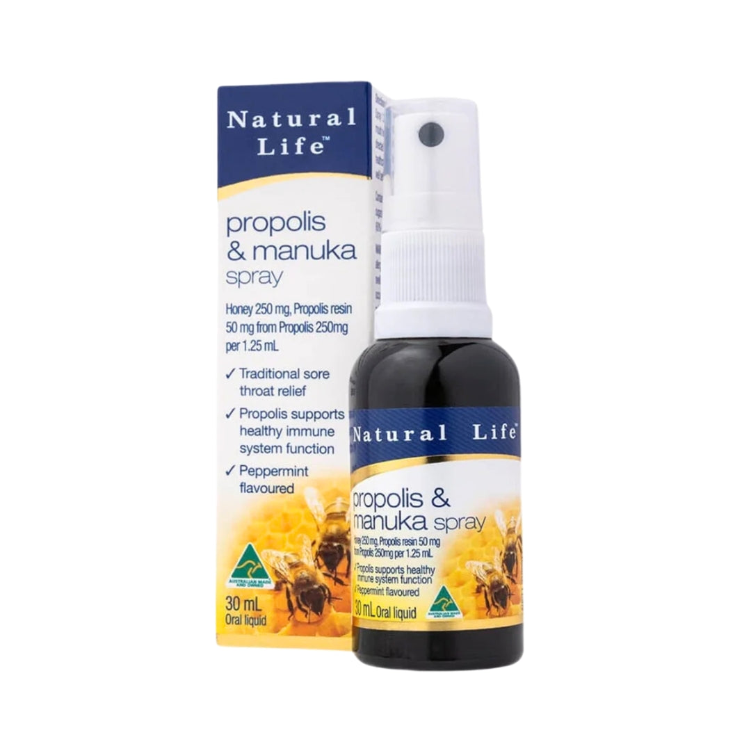 Natural Life Propolis & Manuka Spray 30ml