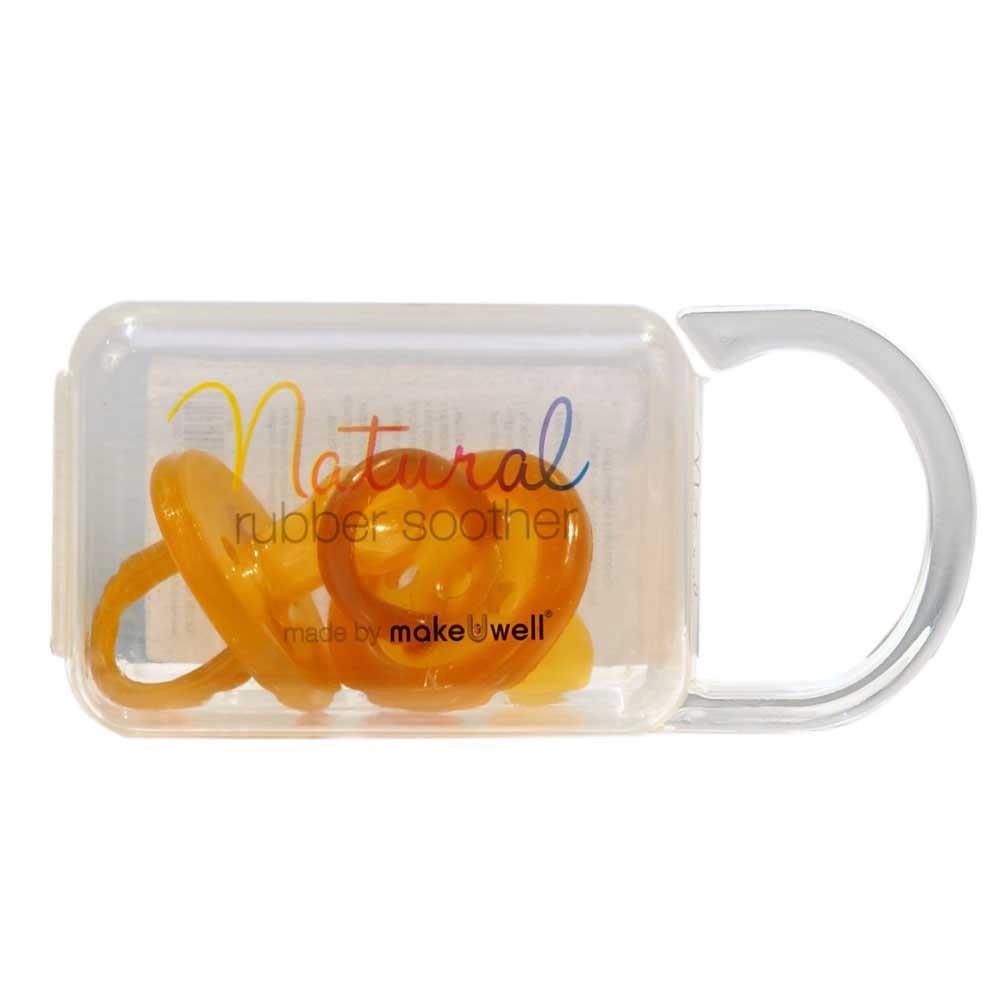 Natural Rubber Soothers Soother Twin Pack Small Rounded (0 3 mths) 2