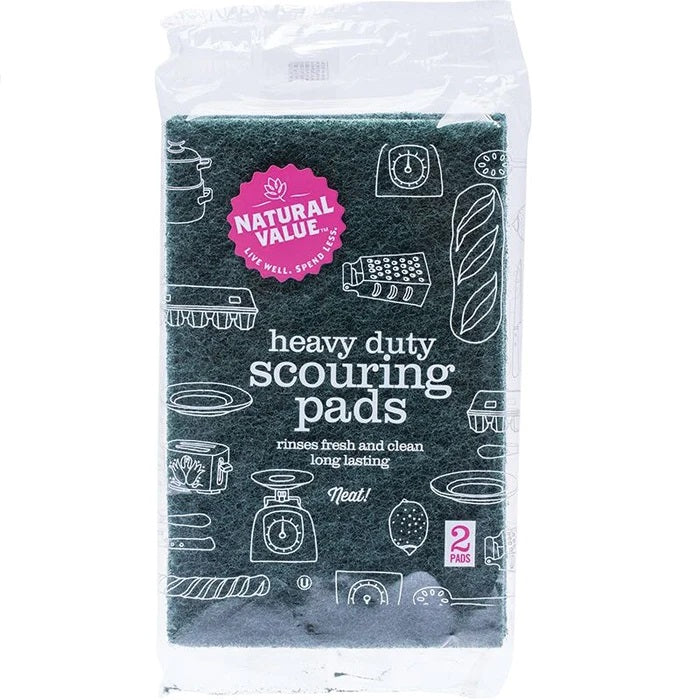 Natural Value Scouring Pads 2 Pack 2