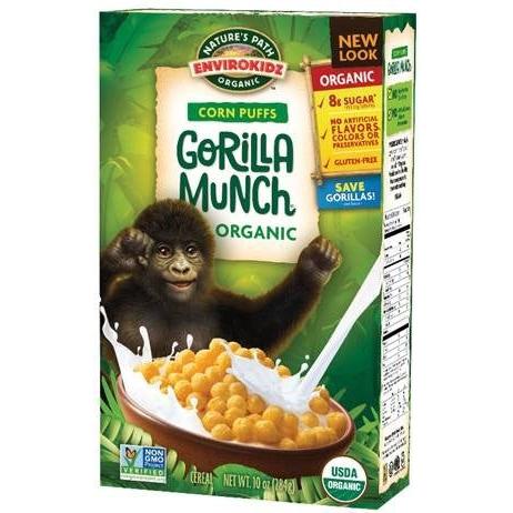 Natures Path Gorilla Munch Corn Puffs 284g