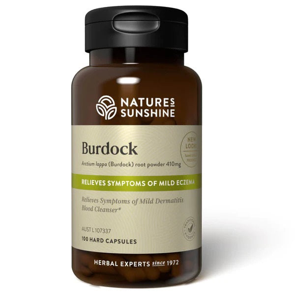 Natures Sunshine Burdock 410mg 100c