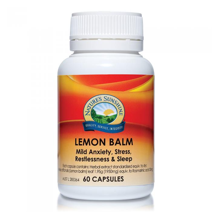 Natures Sunshine Lemon Balm 60c