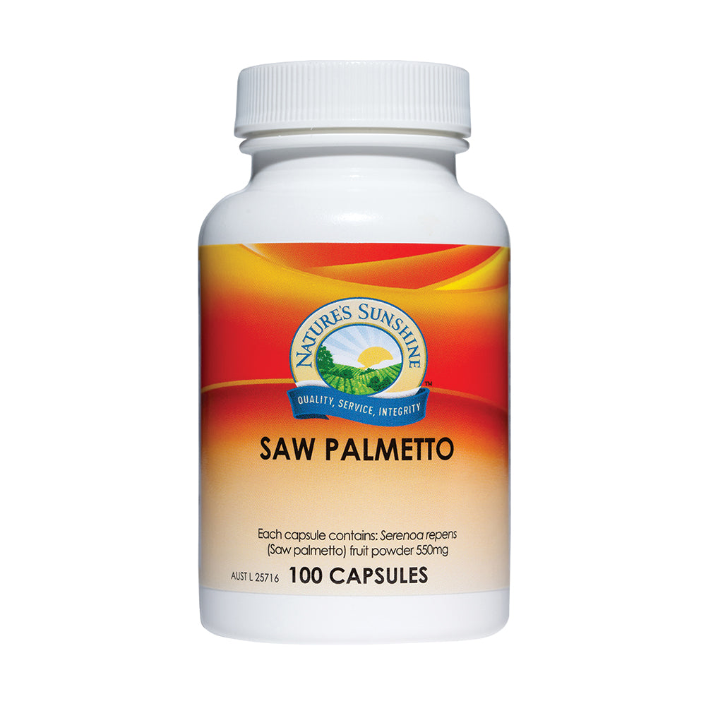 Natures Sunshine Saw Palmetto 550mg 100c
