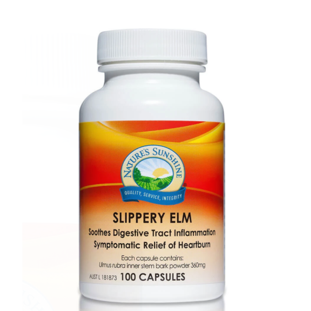 Nature's Sunshine Slippery Elm 360mg 100c