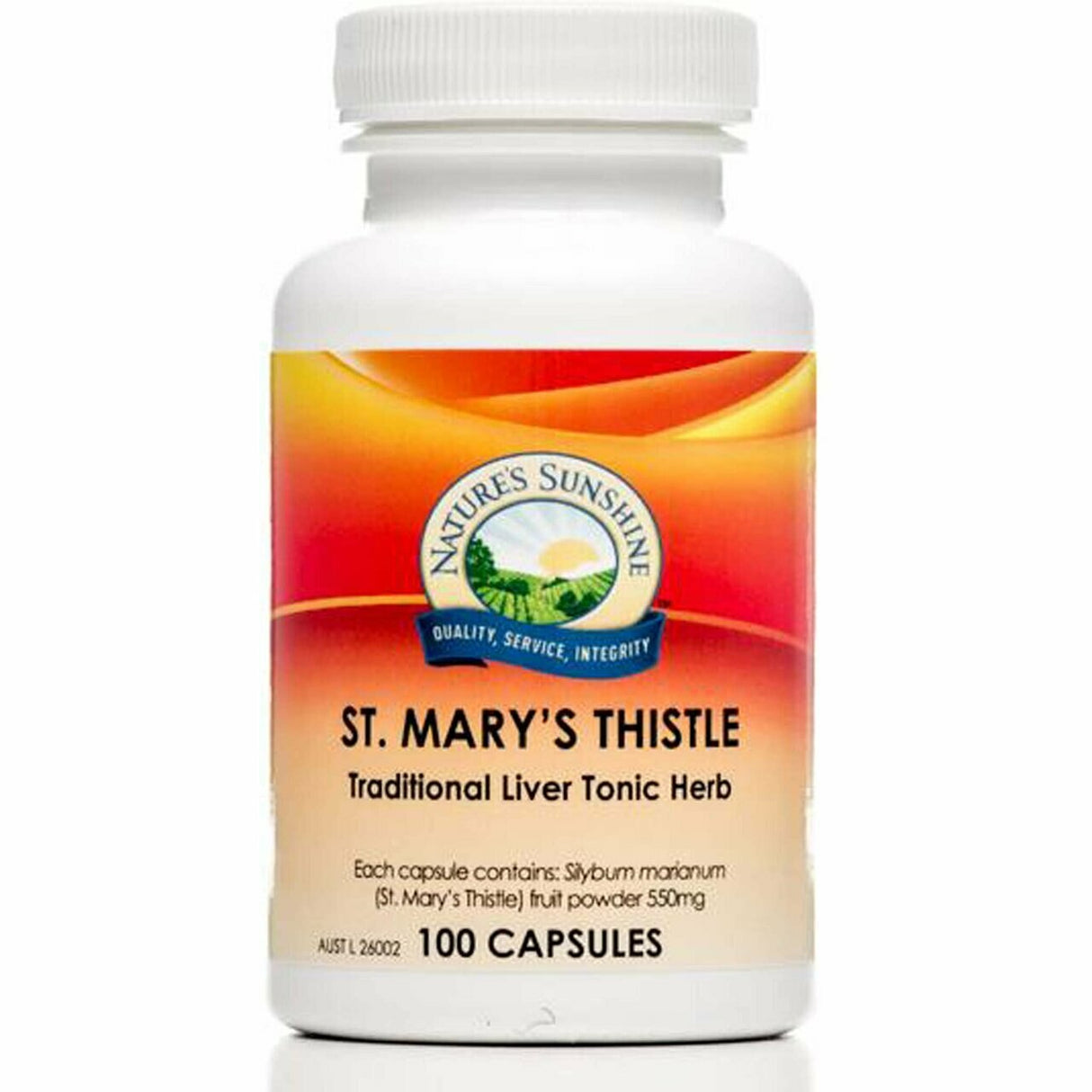 Natures Sunshine St. Thistle 550mg 100c